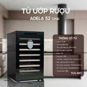 Tủ ướp rượu vang ADELA 52 chai