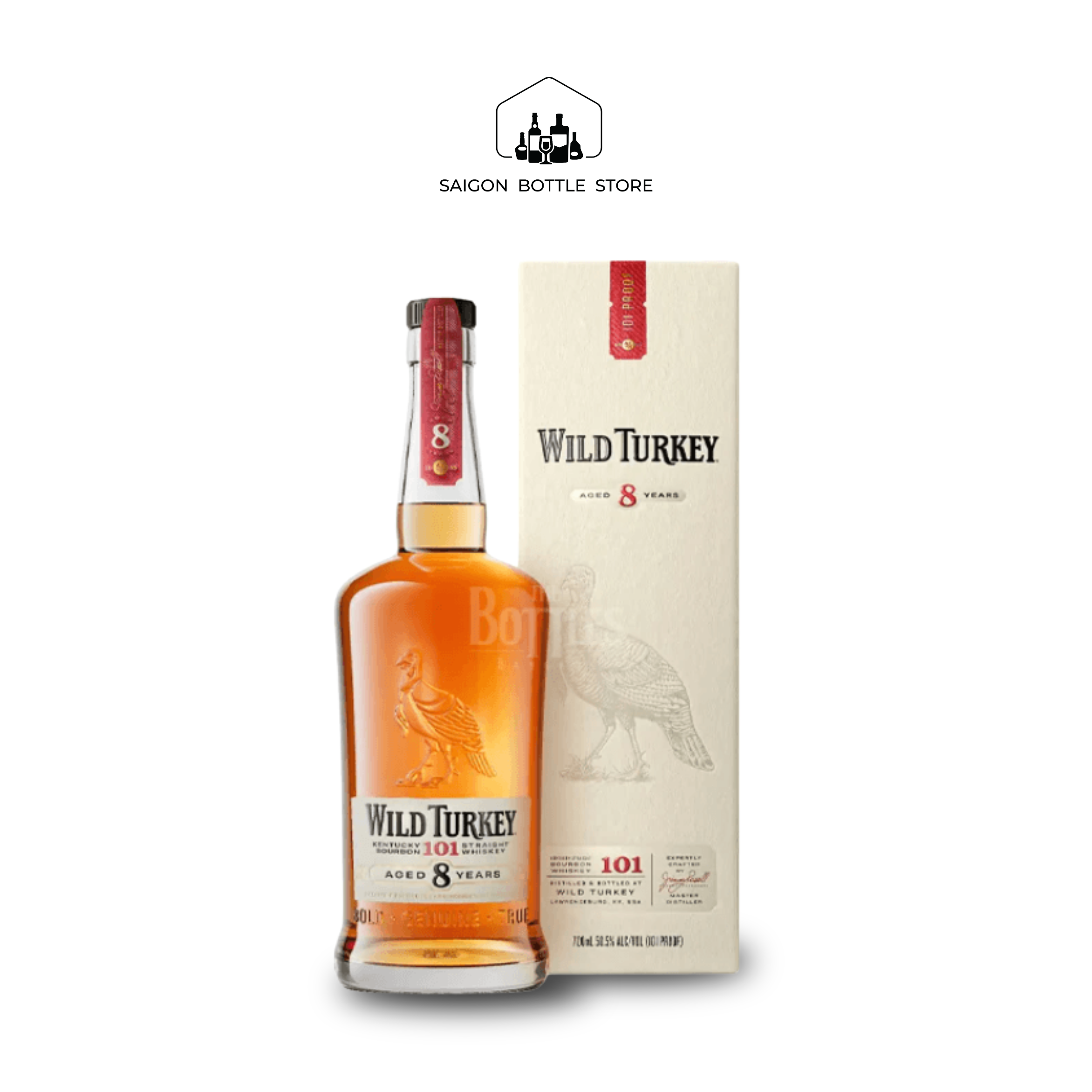 Wild Turkey 101 Kentucky Straight Bourbon Whiskey 8YO 700ml